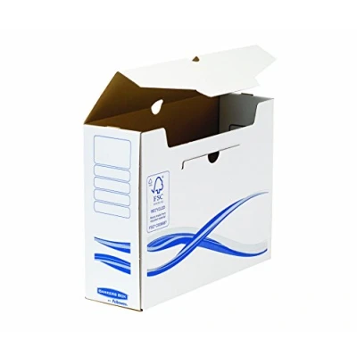 Imagen de Fellowes conjunto básico de 10 cajas archivo A4 cm Blanco/Azul