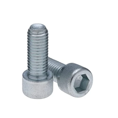 Imagen de Tornillos de Cabeza Cilindro M10 Strenght Sleel Class 8.8 (Paquete 5) Hexagonal Bañados en Zinc con Rosca Cilíndrica Alta Resistencia Certificada DIN912 (10mm x 25mm)