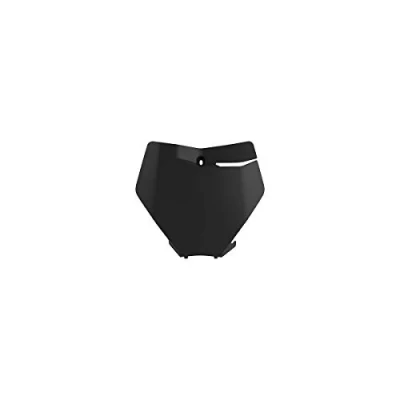 Imagen de Polisport 8666400003 Portanúmeros Frontal réplica OEM Fabricado en plástico Brillante Duradero y Resistente Compatible con Motocicletas KTM Color Negro