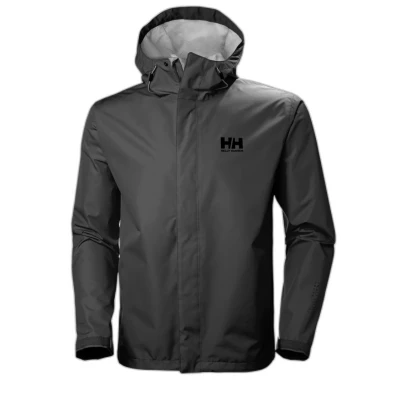 Imagen de Helly Hansen Hombre Chaqueta Impermeable Seven J, Ébano, XL