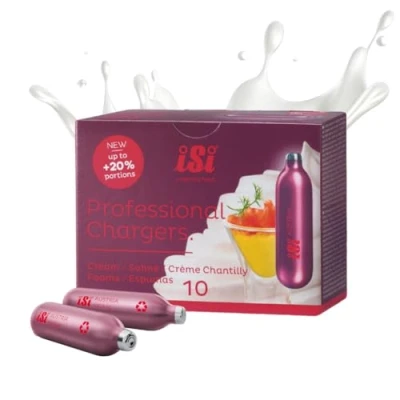 Imagen de Cápsula de crema cargador profesional isi isin810pro, paquete 10