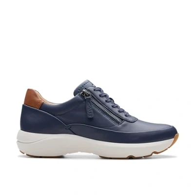Imagen de Clarks 261766494, Zapatillas Mujer, Cuero Azul Marino, 37.5 EU