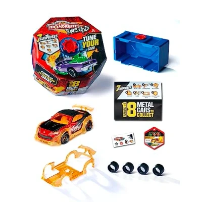 Imagen de Majorette Tune Ups Series 1 Coche de Juguete Metal para sintonizar con 7 sorpresas, 18 Coches coleccionar en Paquete Sorpresa, Incluye Accesorios Tuning, Entrega: Pieza, al Azar