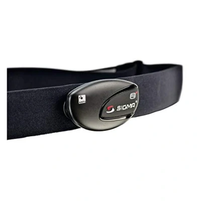 Imagen de Sigma Sport 20332 Banda Pectoral Bluetooth/Ant+ Smart R1 Duo Comfortex+, Negro