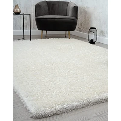 Imagen de Mia&#039;s Teppiche Fiona Alfombra para salón o dormitorio, Color Crema, 80 x 150 cm