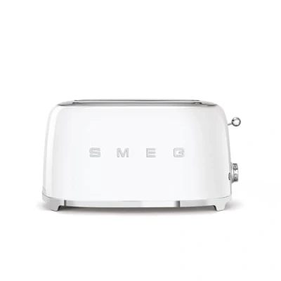 Imagen de SMEG TSF02WHEU Tostadora de 4 rebanadas, 1500 W, Plastic, 2 Ranuras, Blanco