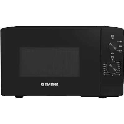 Imagen de Siemens FF020LMB2 Stand Mikrowelle, 800 W, 20 L, Hydrolyse, LED Beleuchtung, schwarz/edelstahl