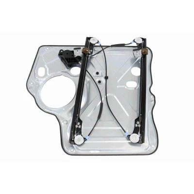Imagen de VAICO Elevalunas Original calidad de Delante, izquierda eléctrico con placa soldada sin electromotor, soporte base función confort V1