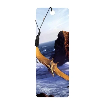 Imagen de 3D LiveLife Marcapaginas Pterodáctilo de Deluxebase. Un marcapáginas dinosaurios con lenticular e ilustraciones licencia del reconocido artista Jerry LoFaro