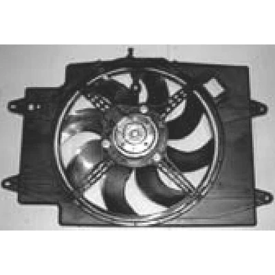 Imagen de NRF 47801 Ventilador de radiador 405 12 330 con bastidor (armazón) ALFA ROMEO: 147