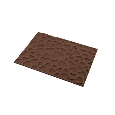 Imagen de Silikomart Magic Love Mat, Silicona, Marrón, 25 x 18.5 0.6 cm
