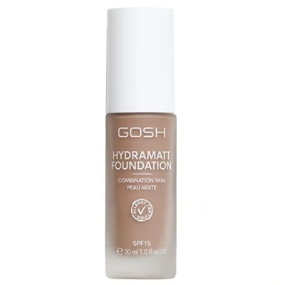 Imagen de GOSH Base de Maquillaje con SPF 15 para pieles claras y oscuras, vegano. mate secas, sensibles grasas. Resistente a las manchas al sudor, sin aceite. Opacidad regulable,