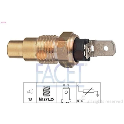 Imagen de FACET 7.3121 Sensor de Temperatura del Refrigerante Made in Italy OE Equivalent NISSAN: TERRANO 2, MICRA Almera II Hatchback