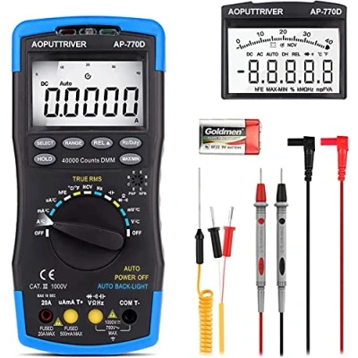 Imagen de Digital Multimeter Autoranging HP 770D TRMS 40000Counts Tester Voltmeter Ammeter with High Precision for NCV AC/DC Voltage Current Resistance Capacitance Frequency Diode