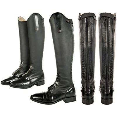 Imagen de HKM Sevilla Teddy Botas de equitación para adultos (9100, talla 37), color negro