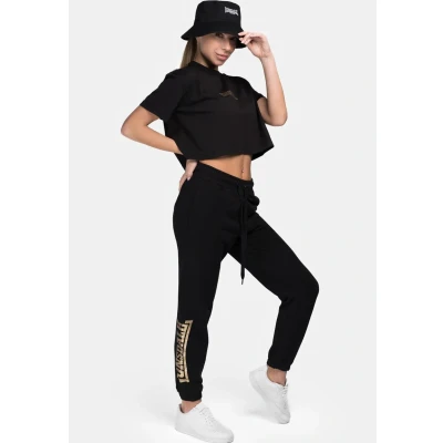 Imagen de Lonsdale Kerrysdale Pantalones deportivos, Mujer, Talla: XL, Black gold