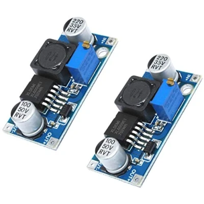 Imagen de TECNOIOT 2pcs XL6009 DC Booster Module Power Supply Adjustable Super LM2577 Step up