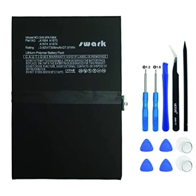 Imagen de Swark Netbook Pad Tablet Batería A1664 Compatible con ipadPro 9.7 2016, A1673 A1674 A1675 iPad 6.3 6.4 kit de herramientas