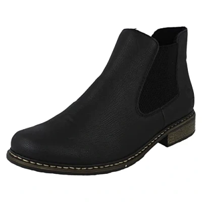 Imagen de Rieker Z4994, Botas Chelsea Mujer, Schwarz Negro, 43 EU