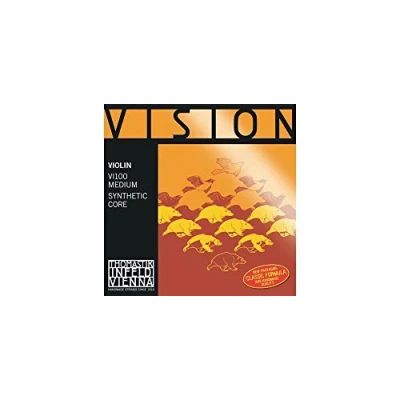 Imagen de Thomastik cuerda para violín 4/4 Vision Re núcleo sintético, entorchado en plata pura, pesado