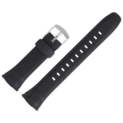 Imagen de Casio Correa de Reloj Pulsera 24mm Plastico Negro WVA 620
