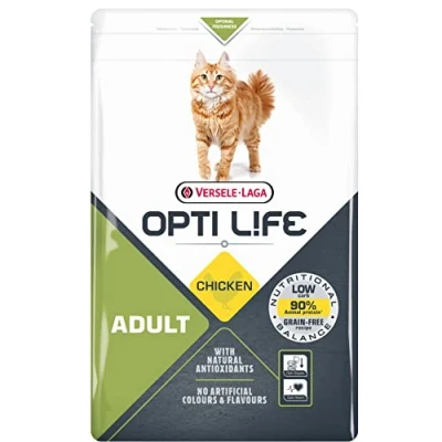 Imagen de VERSELE LAGA OPTI Life Alimento para Gatos Adultos Sin Cereales Pollo 2,5kg