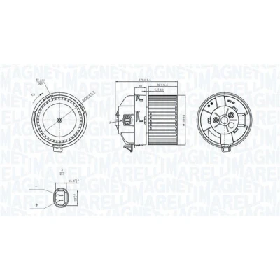 Imagen de MAGNETI MARELLI 069412751010 Ventilador de Calefacción