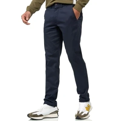 Imagen de Indicode Hombres INWasling Pantalón elástico de algodón con 5 Bolsillos Navy 30/32