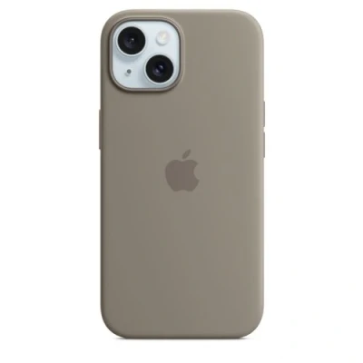 Imagen de Apple MagSafe Silicio Back Cover Beis iPhone 15