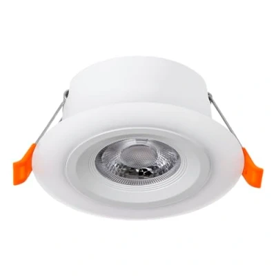 Imagen de EGLO Calonge Plafón de techo LED empotrado, adecuado como iluminación para techos suspendidos, fabricado en plástico color blanco y con un diámetro Ø 7 cm