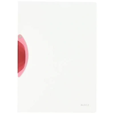 Imagen de Leitz 41740145 Carpetas con clip (A4, pinza lateral, 6 unidades), color rojo