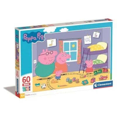 Imagen de Clementoni Peppa Pig Puzzle, Multicolor, 60 pezzi (26438)