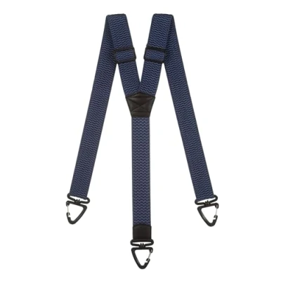 Imagen de Olata Tirantes Resistentes En Forma De Y Con Clips Mosquetón Plástico 4 cm. Azul