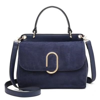 Imagen de Miss Lulu Mujer Bolsa de asa superior Bolsos gamuza bandolera Para el trabajo Compras Viajar Cuero pu Armada