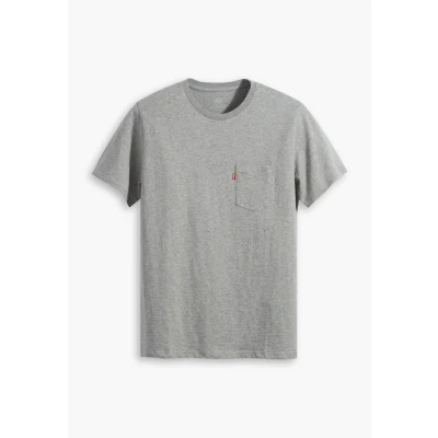 Imagen de Levi&#039;s Classic TEE Camiseta básica, Hombre, Talla: Small, Mid tone grey heather