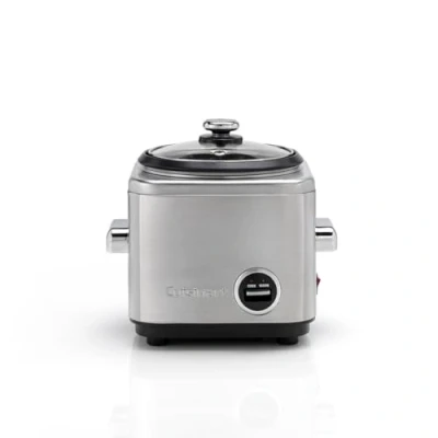 Imagen de Cuisinart Arrocera multifunción Cocina al vapor con función de mantenimiento del calor Cable retráctil cesta antiadherente acero inox sin BPA Hasta 400g arroz, 6 Raciones