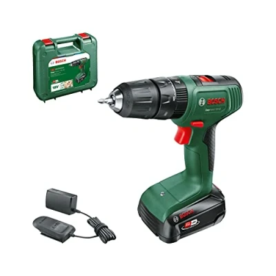 Imagen de Bosch Home and Garden taladro percutor a batería EasyImpact 18V 40 (1 de 2.0 Ah, sistema 18 V, en maletín transporte)