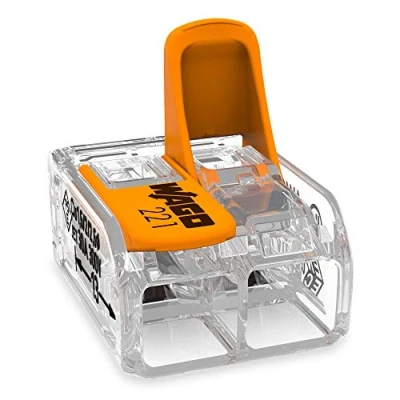 Imagen de WAGO Terminales de conexión 221 612 2 conductores, hasta 6 mm², 50 unidades, conector cable compacto con palancas para todos los tipos conductores en todo el mundo, seguridad confirmada