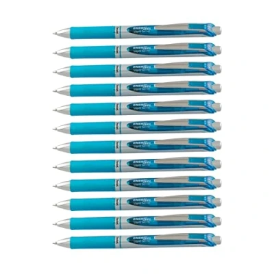 Imagen de Roller retráctil Energel de color azul claro