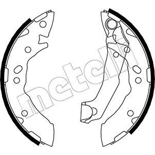Imagen de Kit de zapatas METELLI 53 0168