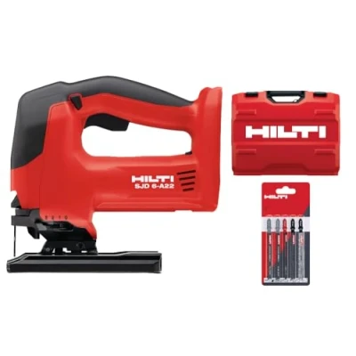 Imagen de Hilti 2133673 Sierra de calar a batería SJD 6 A22 (22V, corte madera, metal y plástico. Profundidad hasta 150 mm. Empuñadura en D. Peso 3.2 kg. Incluye Juego hojas (5pc) maletín) [liquidación]