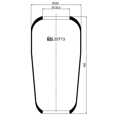 Imagen de Fuelles, suspensión neumática FEBI BILSTEIN 20713