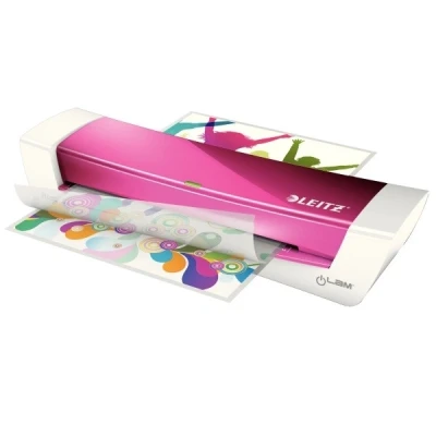 Imagen de LEITZ 73680023 Plastificadora térmica iLAM Home Office DIN A4 color blanco/fucsia
