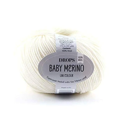 Imagen de DROPS Baby Merino 02 UNI Blanco roto