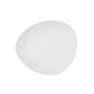 Imagen de Bidasoa Fosil Plato Hondo Irregular Porcelana 22x19,6x4,5cm Blanco
