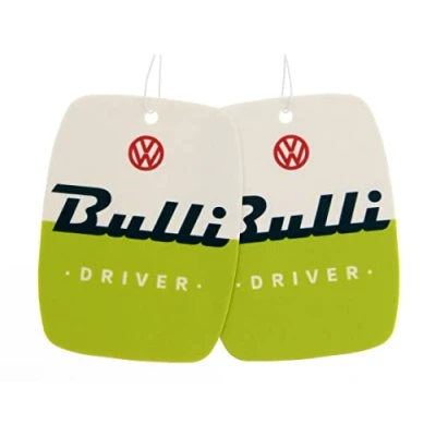 Imagen de BRISA VW Collection Ambientador para automóvil Volkswagen T1 Camper Bus en formato individual (Conductor de Camper/Manzana Verde/Verde/Conjunto 2)