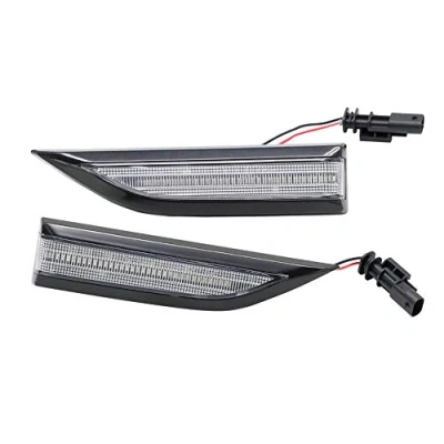 Imagen de Juego de intermitentes laterales LED compatible con Volkswagen Transporter T6 2015 Blanco incl. luces dinámicas