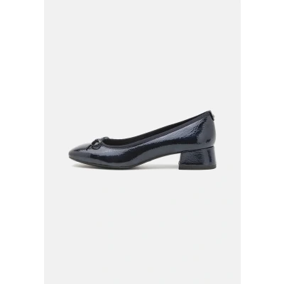 Imagen de Tamaris Zapatos de Salón para Mujer, Tacón Cuadrado, Diseño Vegano, Azul Marino, 38 EU