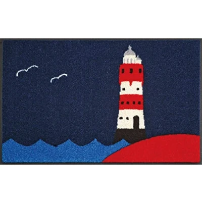 Imagen de Wash&amp;Dry Leuchtturm Felpudo, Poliamida, Multicolor, 50x75cm