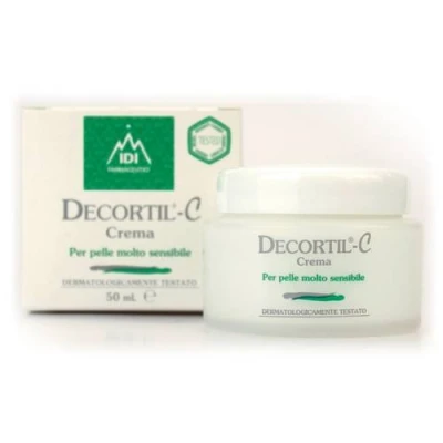 Imagen de IDI Farmaceutici Decortil C Crema Idratante Lenitiva Pelli Sensibili 50 ml